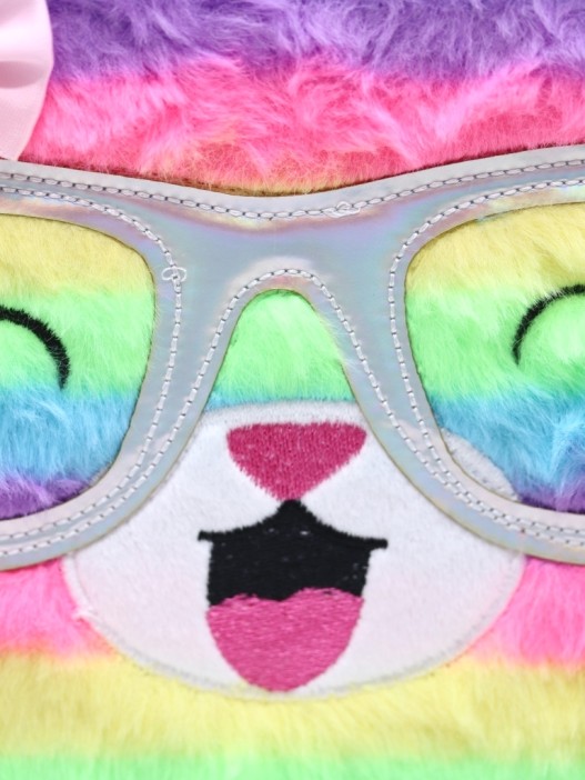 Блокнот плюшевый «Rainbow mood» (15*21 см) 