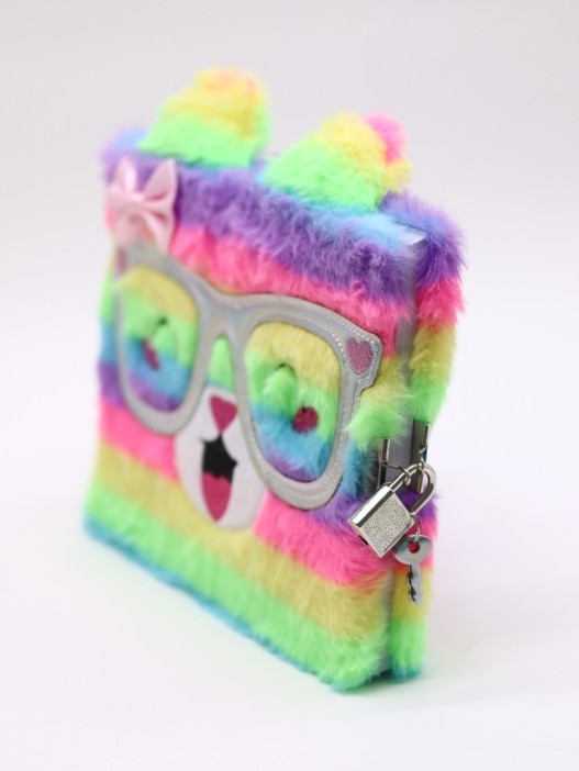 Блокнот плюшевый «Rainbow mood» (15*21 см) 