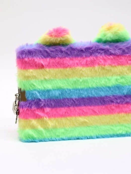 Блокнот плюшевый «Rainbow mood» (15*21 см) 