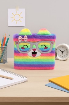 Блокнот плюшевый «Rainbow mood» (15*21 см)