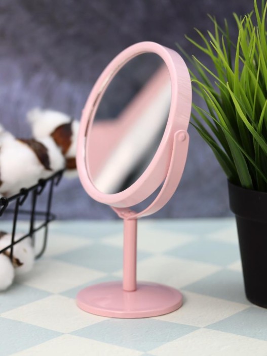 Зеркало настольное на ножке &quot;HappyBara&quot;, сэндвич (10,5*18 см) 