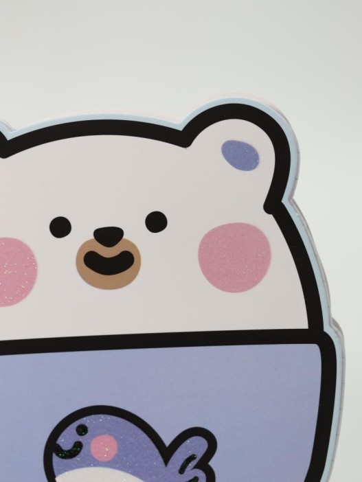 Блокнот на спирали (B6) &quot;Bear cupcake&quot; (13*18) 