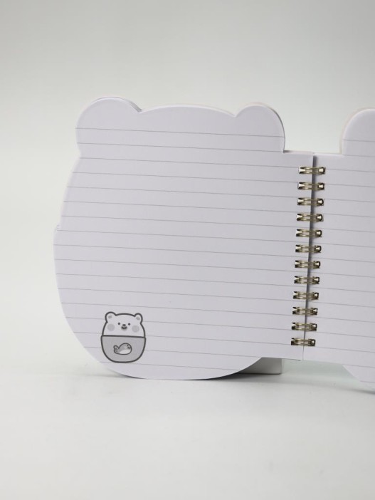 Блокнот на спирали (B6) &quot;Bear cupcake&quot; (13*18) 