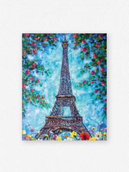 Набор мини открыток 10 шт. «Эйфелева башня», 7.5*9.5 см