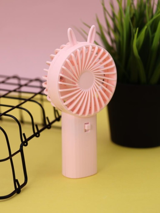 Портативный ручной вентилятор iLikeGift «Cute ears», pink 