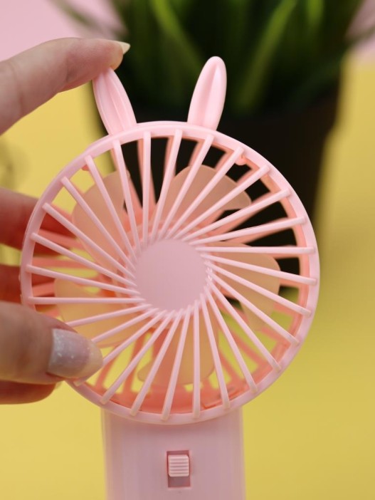 Портативный ручной вентилятор iLikeGift «Cute ears», pink 