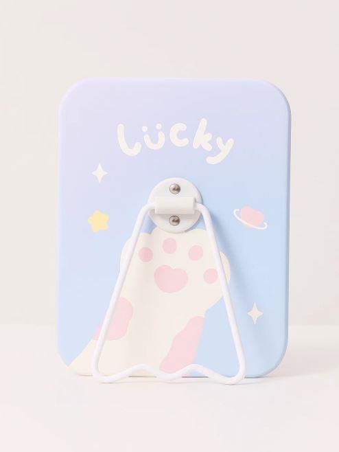 Зеркало настольное &quot;Lucky paw&quot;, blue (16*12 см) 