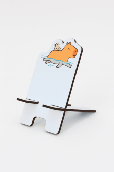 Подставка под телефон/планшет «Capybara and duck»