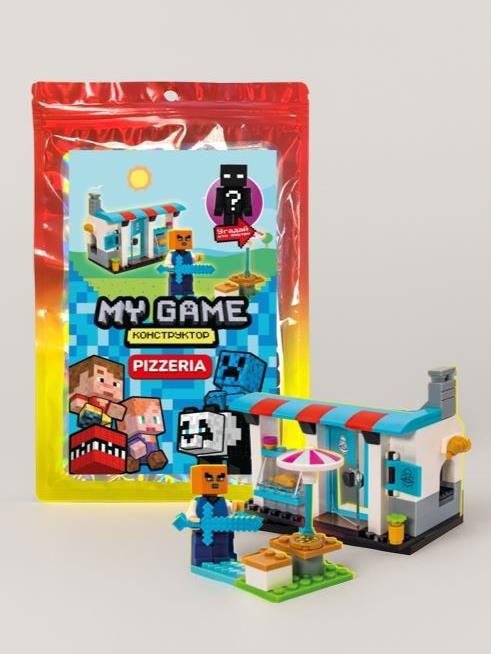 Набор для конструирования "Моя Игра. Пиццерия", 108 деталей