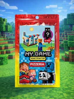 Набор для конструирования "Моя Игра Пиццерия", 108 деталей