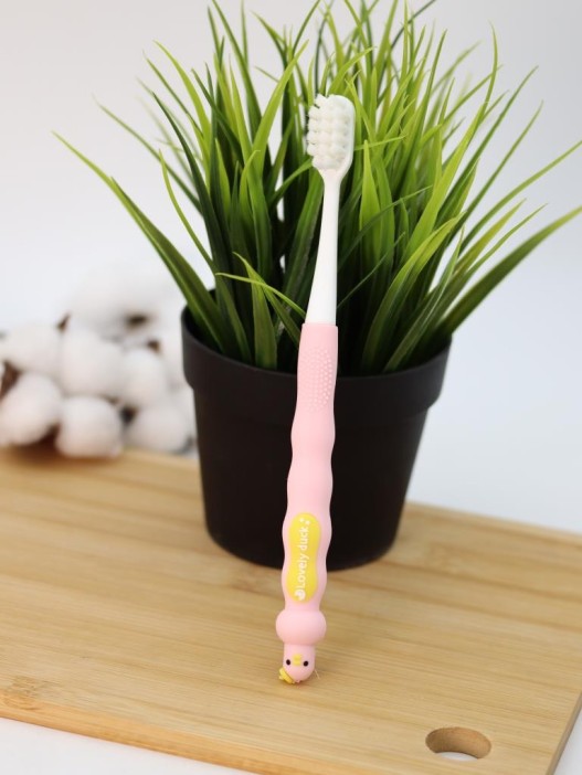 Зубная щётка для взрослых iLikeGift &quot;Birdie bite&quot;, pink (19 см) 