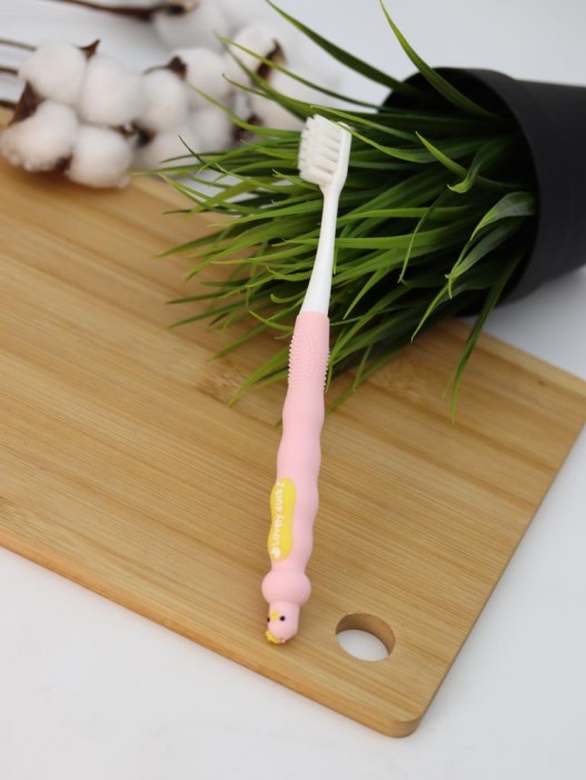 Зубная щётка для взрослых iLikeGift &quot;Birdie bite&quot;, pink (19 см) 