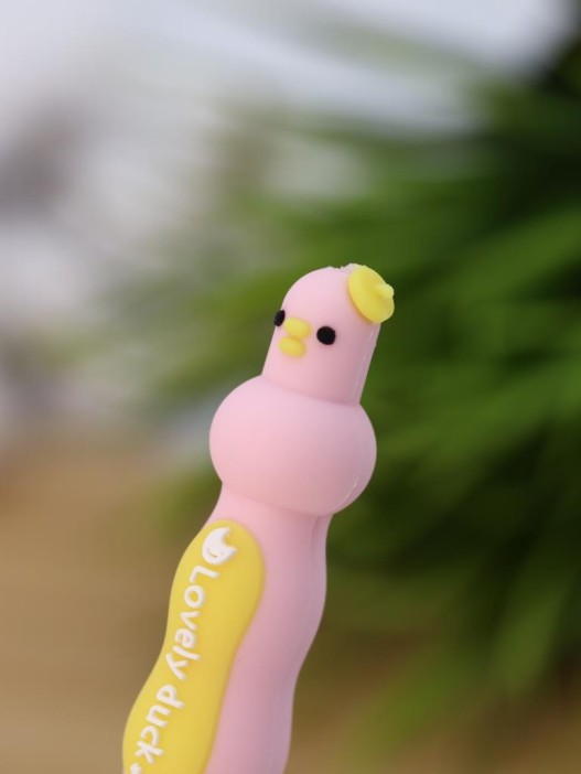 Зубная щётка для взрослых iLikeGift &quot;Birdie bite&quot;, pink (19 см) 