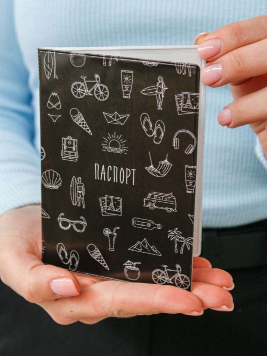 ОБЛОЖКА ДЛЯ ПАСПОРТА «Journeys», плотность 600 мкм 