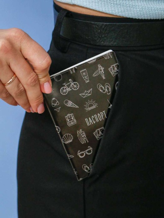 ОБЛОЖКА ДЛЯ ПАСПОРТА «Journeys», плотность 600 мкм 