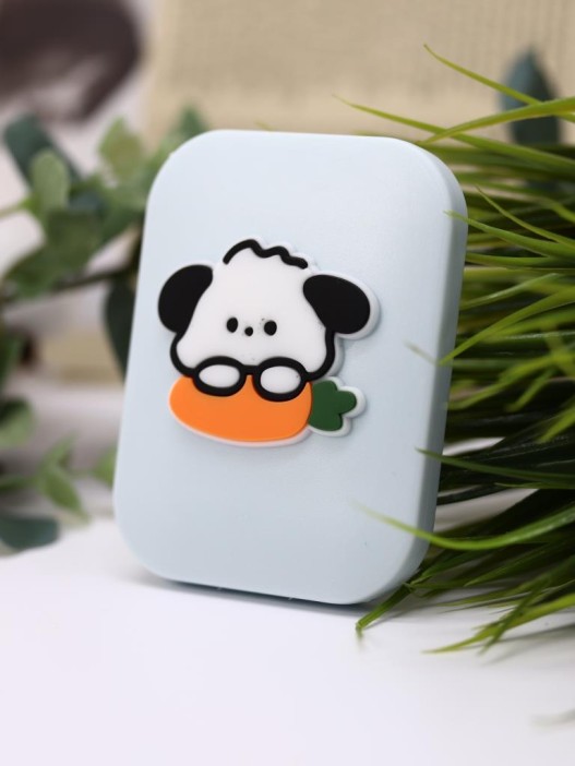 Зеркало с расческой &quot;Carrot dog&quot;, grey 