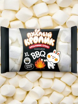 Зефир жевательный «Пухлый Кролик» Marshmallows BBQ с ароматом пломбира, 200 гр.