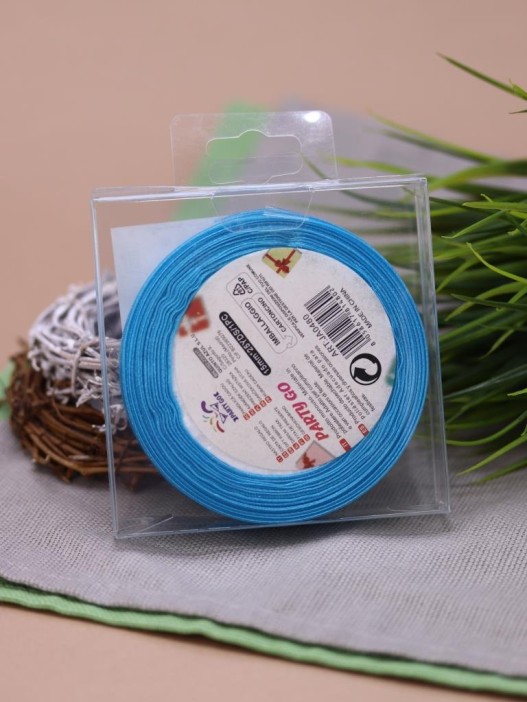 Лента для декора и подарков &quot;Ribbon of magic&quot;, dark blue (1,5 см*1 м) 