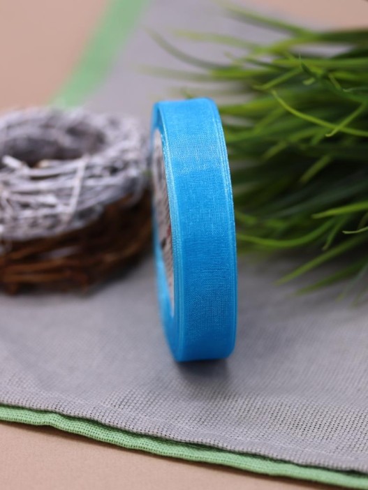 Лента для декора и подарков &quot;Ribbon of magic&quot;, dark blue (1,5 см*1 м) 