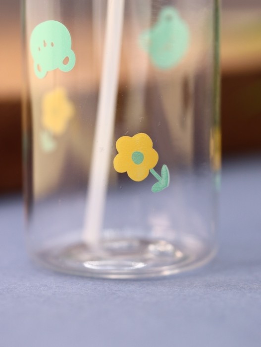 Дорожная бутылочка &quot;Drawings&quot;, green (100 ml) 