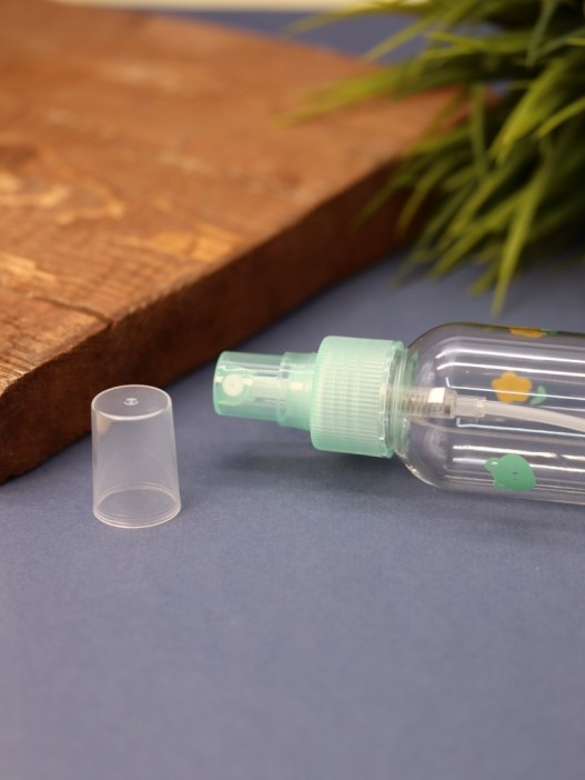 Дорожная бутылочка &quot;Drawings&quot;, green (100 ml) 