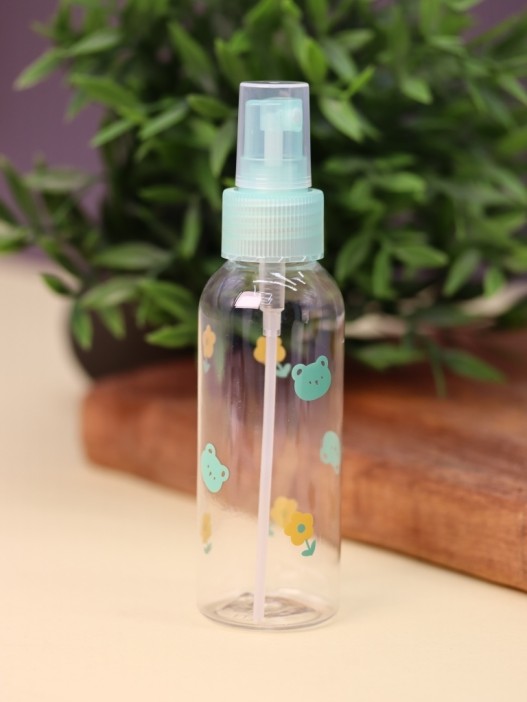 Дорожная бутылочка &quot;Drawings&quot;, green (100 ml) 