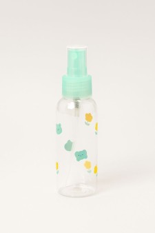 Дорожная бутылочка "Рисунки", зеленая (100мл)