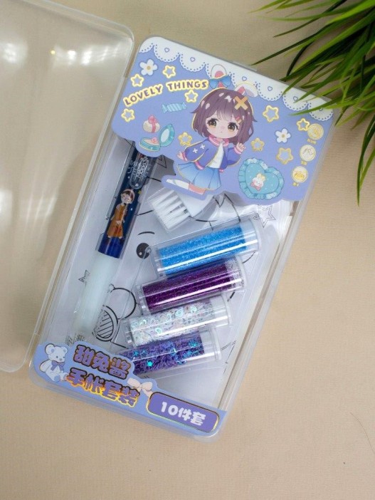 Клеевая ручка с блестками 4 цвета &quot;Lovely things&quot;, blue 