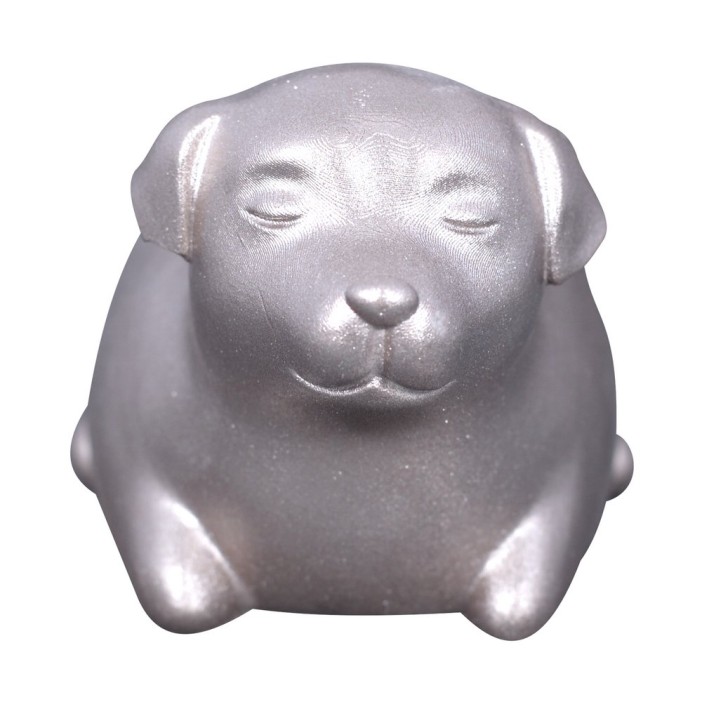 Свеча декоративная с подсвечником &quot;Собачка&quot; (12х7,5х7см) 