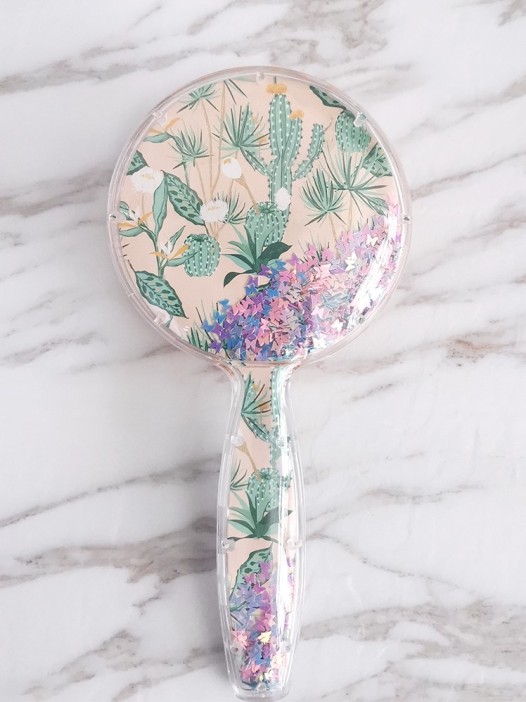 Расческа «Leaves», yellow 