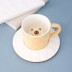 Кружка &quot;Teddy bear in a circle&quot;, yellow (280ml) 