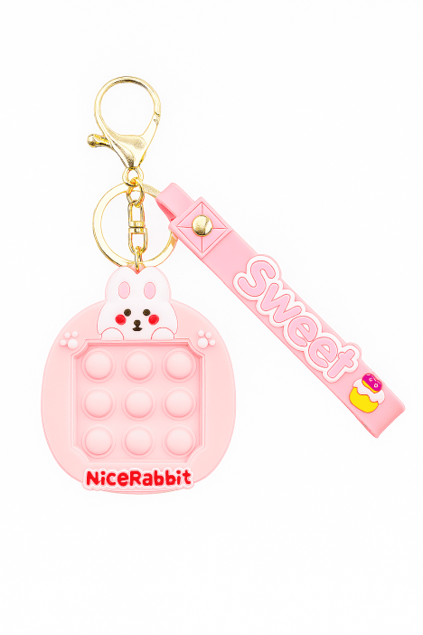 Брелок-игра лабиринт &quot;Nice rabbit&quot;, pink 