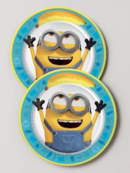Набор бумажных тарелок 6 шт. "Minions 2" (d=180 мм)