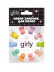 Набор заколок для волос GIRLY 10 шт. "Зайчики", радуга