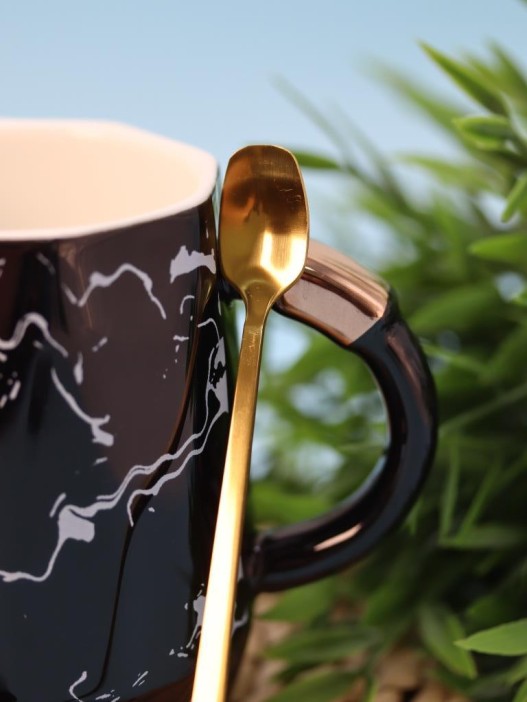 Кружка "Marmoreal" black (400 мл) 