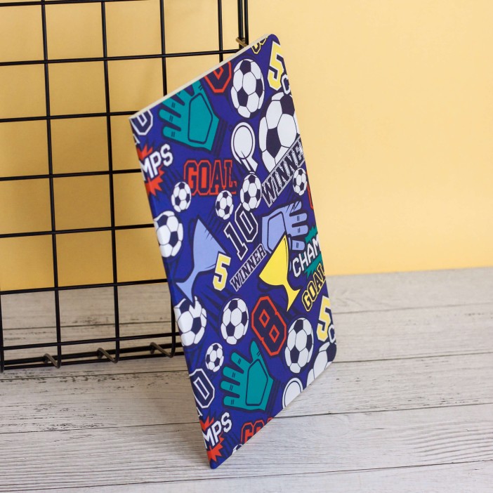 Тетрадь (A5) "Football champion", dark blue (13.5*20.5) 