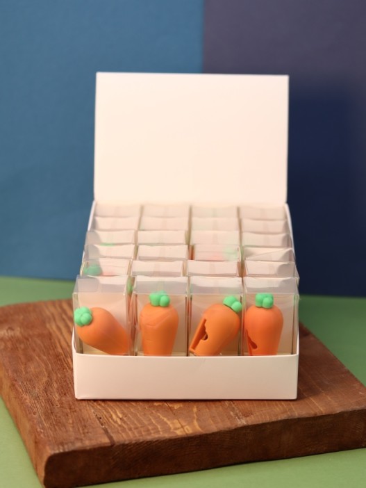 Точилка для карандашей &quot;Orange carrot&quot;, шоу-бокс 24 шт. 
