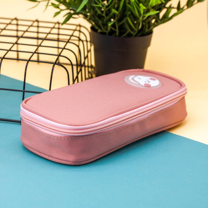 Пенал "Cute head hare", red 