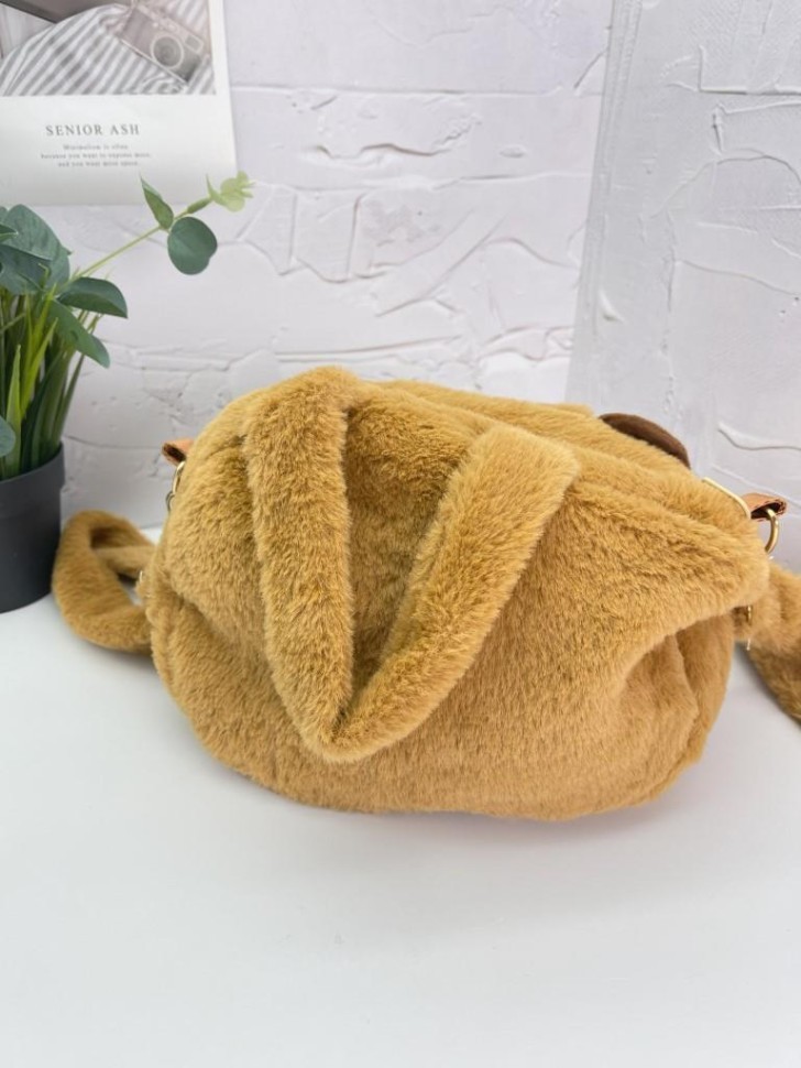 Плюшевая сумка "Круглая капибара", 31*25 см