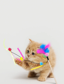 Махалка для кошек "Смайлики", 50 см