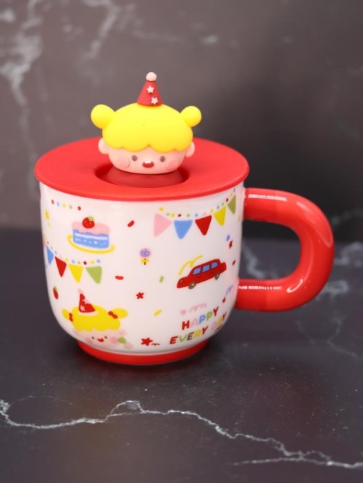 Кружка «Birthday party», red (450 ml) 