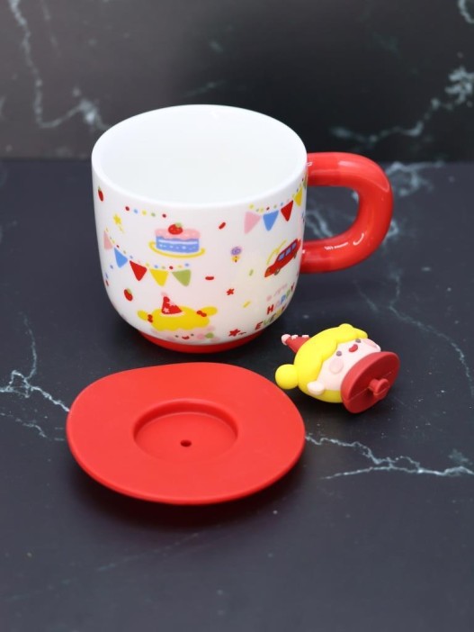 Кружка «Birthday party», red (450 ml) 