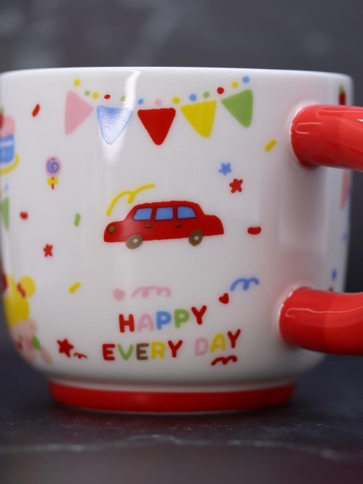 Кружка «Birthday party», red (450 ml) 