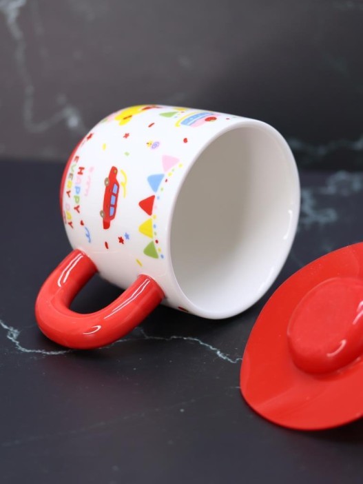 Кружка «Birthday party», red (450 ml) 