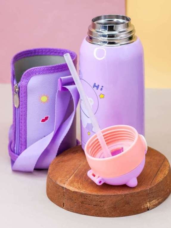 Термос "Color bear", purple (550 ml)