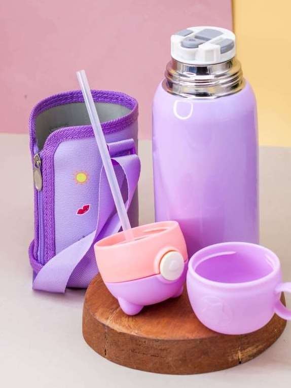 Термос "Color bear", purple (550 ml)