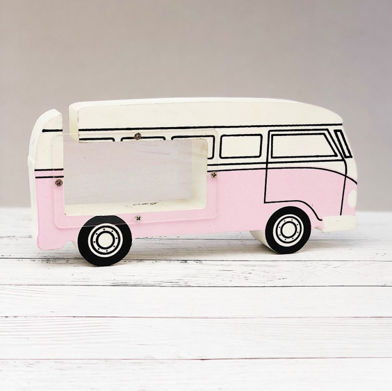 Копилка &quot;Автобус&quot;, pink 