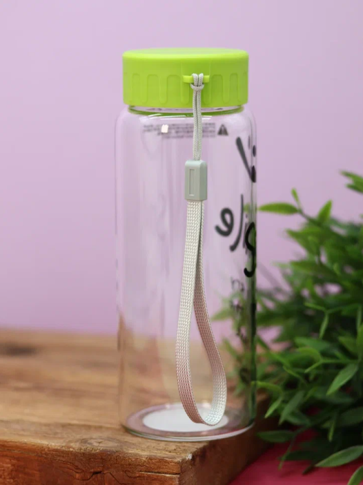 Спортивная бутылка «Smile!», green (440 мл) 