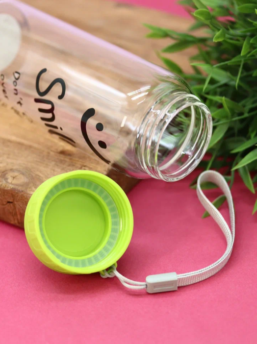 Спортивная бутылка «Smile!», green (440 мл) 