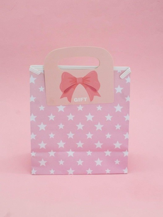 Пакет подарочный «Bag with a window», pink (17*18,5*8) 